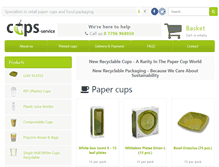Tablet Screenshot of cupsservice.com